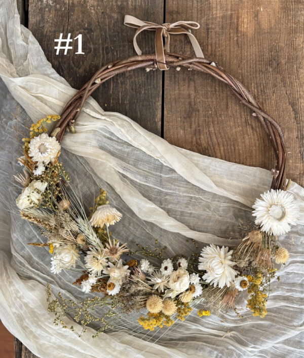 Dried Flower Wreath 12 inch