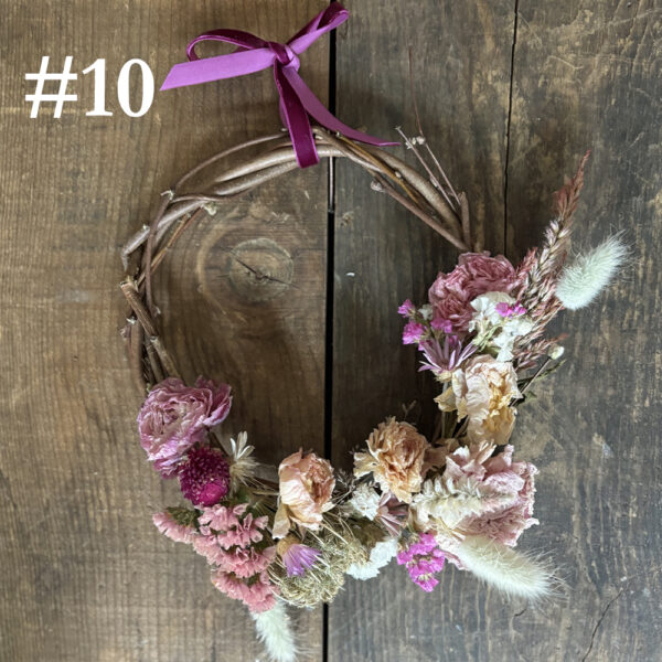 Dried Flower Wreath 8 inch - Image 10