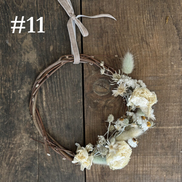 Dried Flower Wreath 8 inch - Image 11