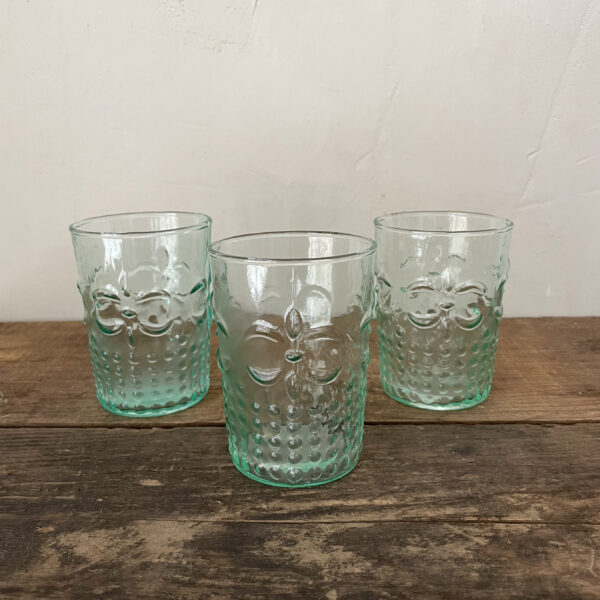 Aqua Glass Votive